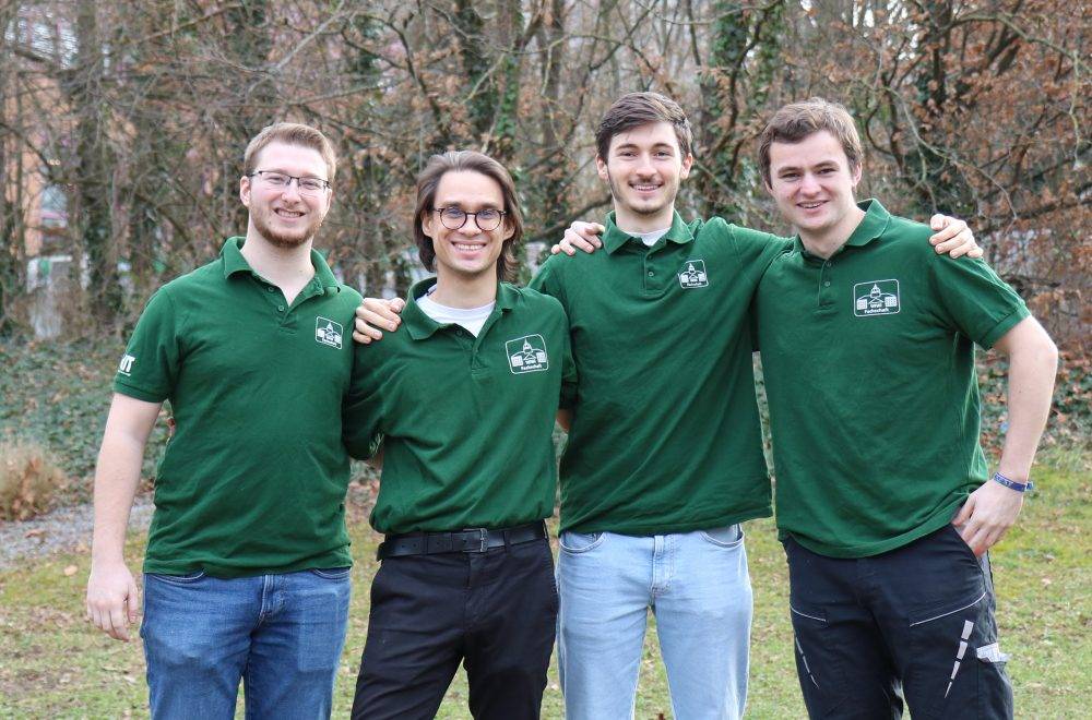 Referenten Absolventenfeier 2025: Johannes Neumann, Adam Korus, Johannes Paziener, Clemens Anger